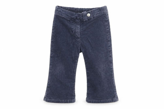 United Colors of Benetton Blue Corduroy Baby Trousers 12 Months