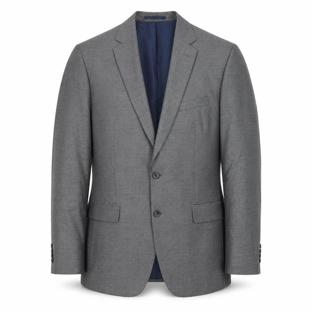 Marks & Spencer Men's Grey 40 Long Wool Blend Blazer Jacket