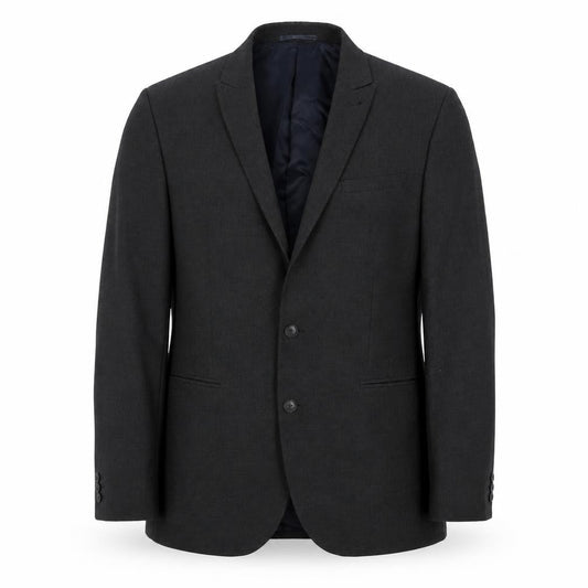 Next Men's Black 42L Long Single-Breasted Blazer Jacket