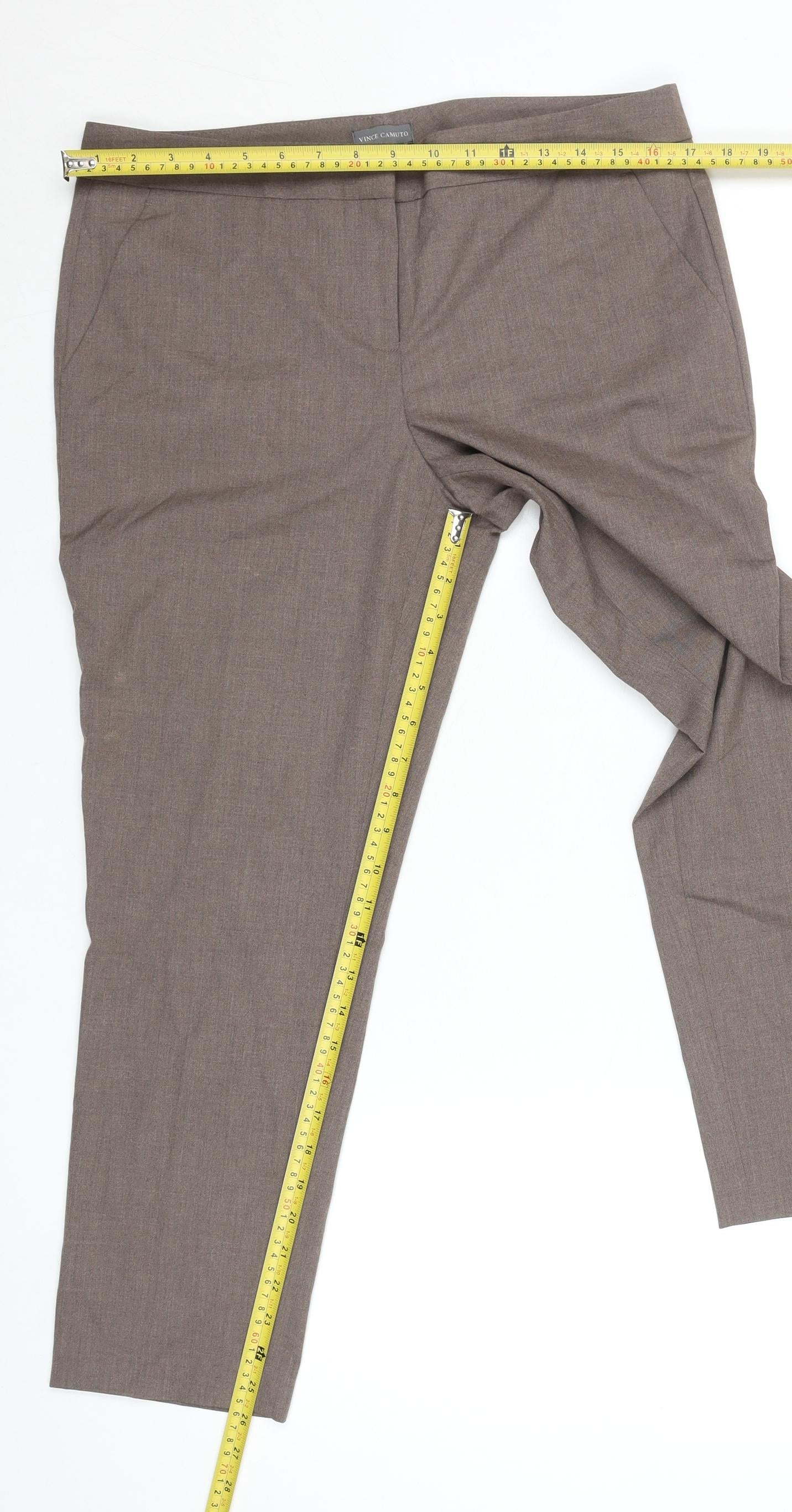 Vince Camuto Women's Brown Size 8 Stretch Dress Pants