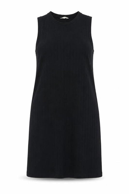 Marks & Spencer Women Black 2XL Shift Dress Sleeveless Crew Neck