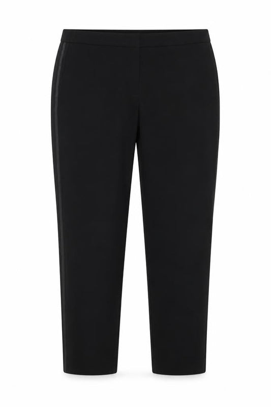 Olsen Women's Black Straight Leg Stretch Trousers Size 12