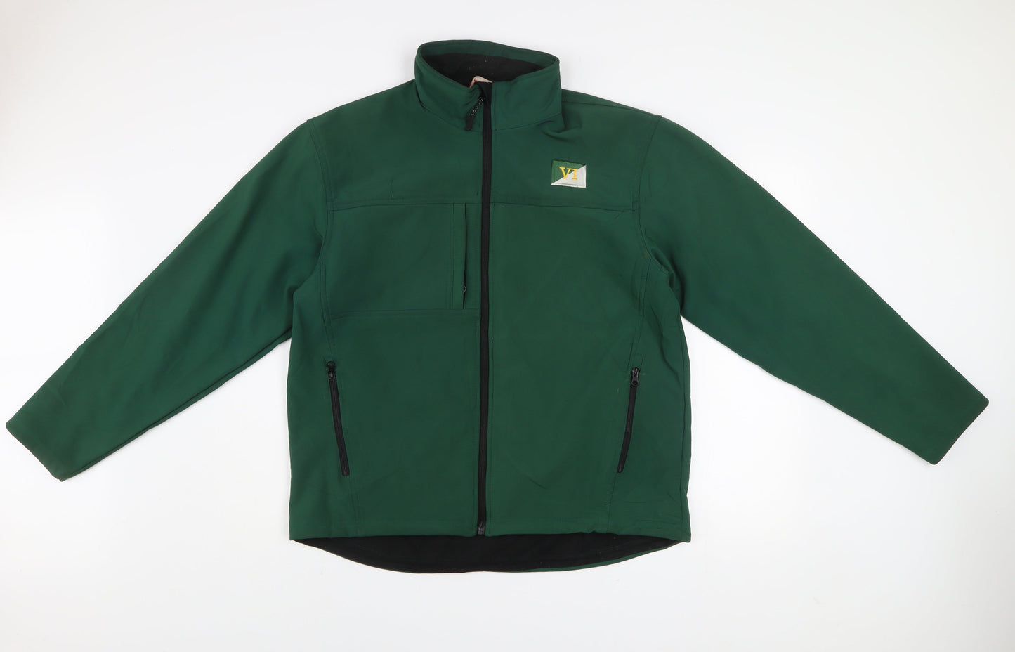 Result Men’s Green Softshell Jacket L Windproof Water Resistant