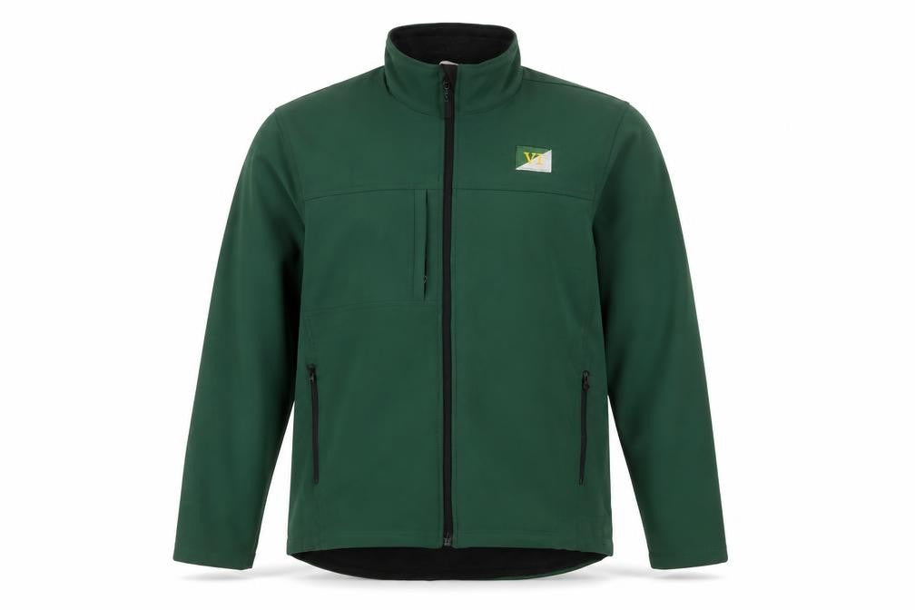 Result Men’s Green Softshell Jacket L Windproof Water Resistant