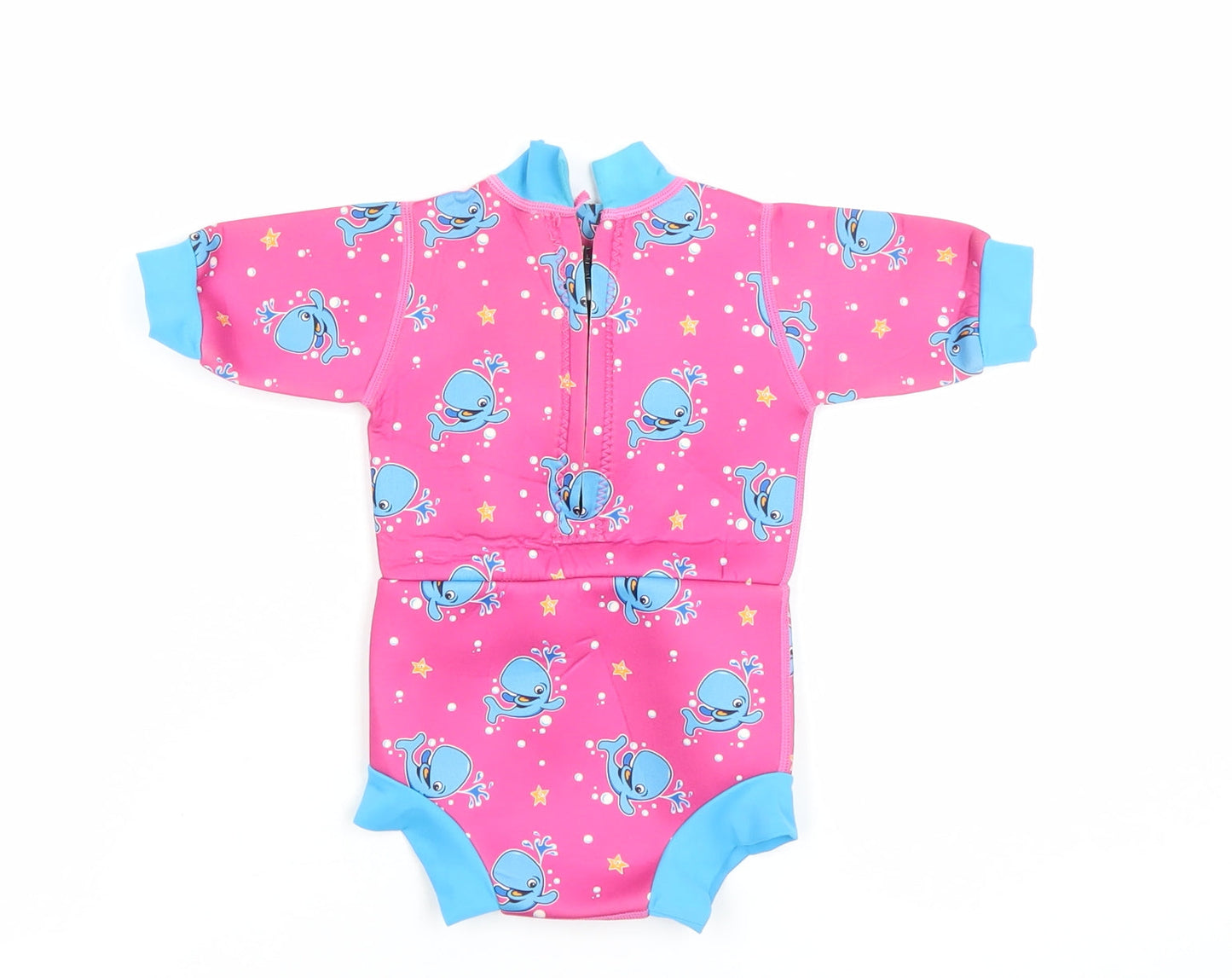 Water Babies Unisex Baby Pink Blue Whale Neoprene UV-Sun Suit Small