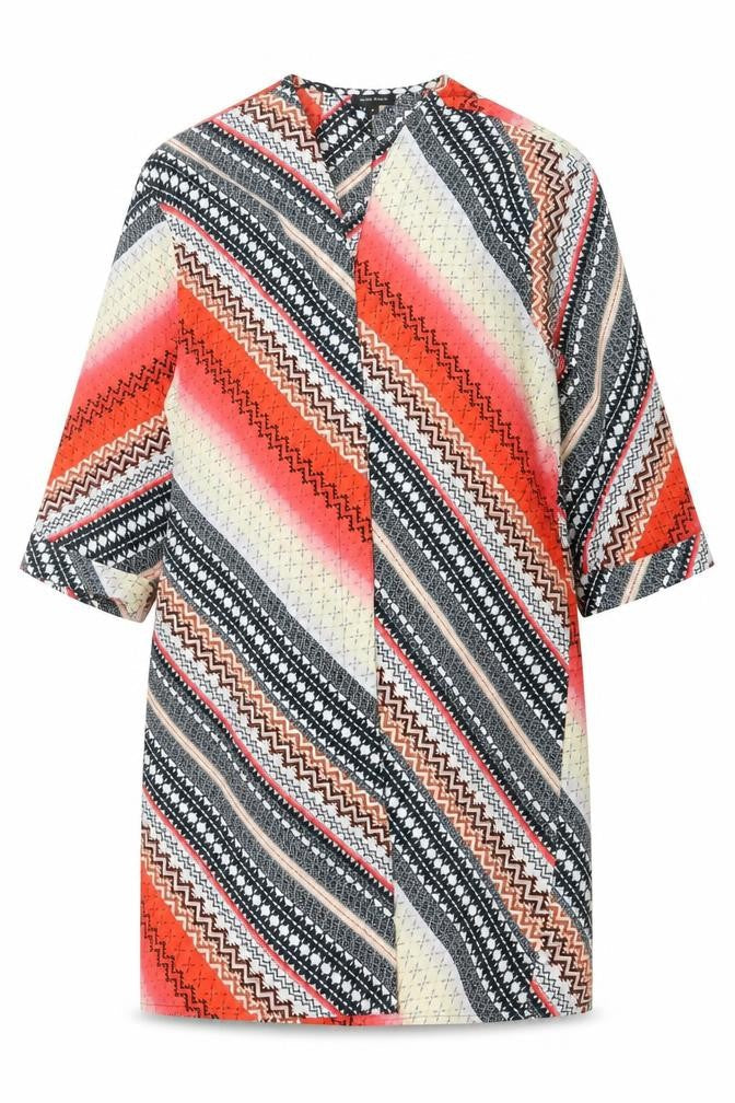 River Island Womens Multicoloured Tunic Blouse Size 8