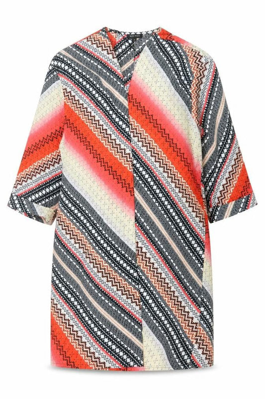 River Island Womens Multicoloured Tunic Blouse Size 8