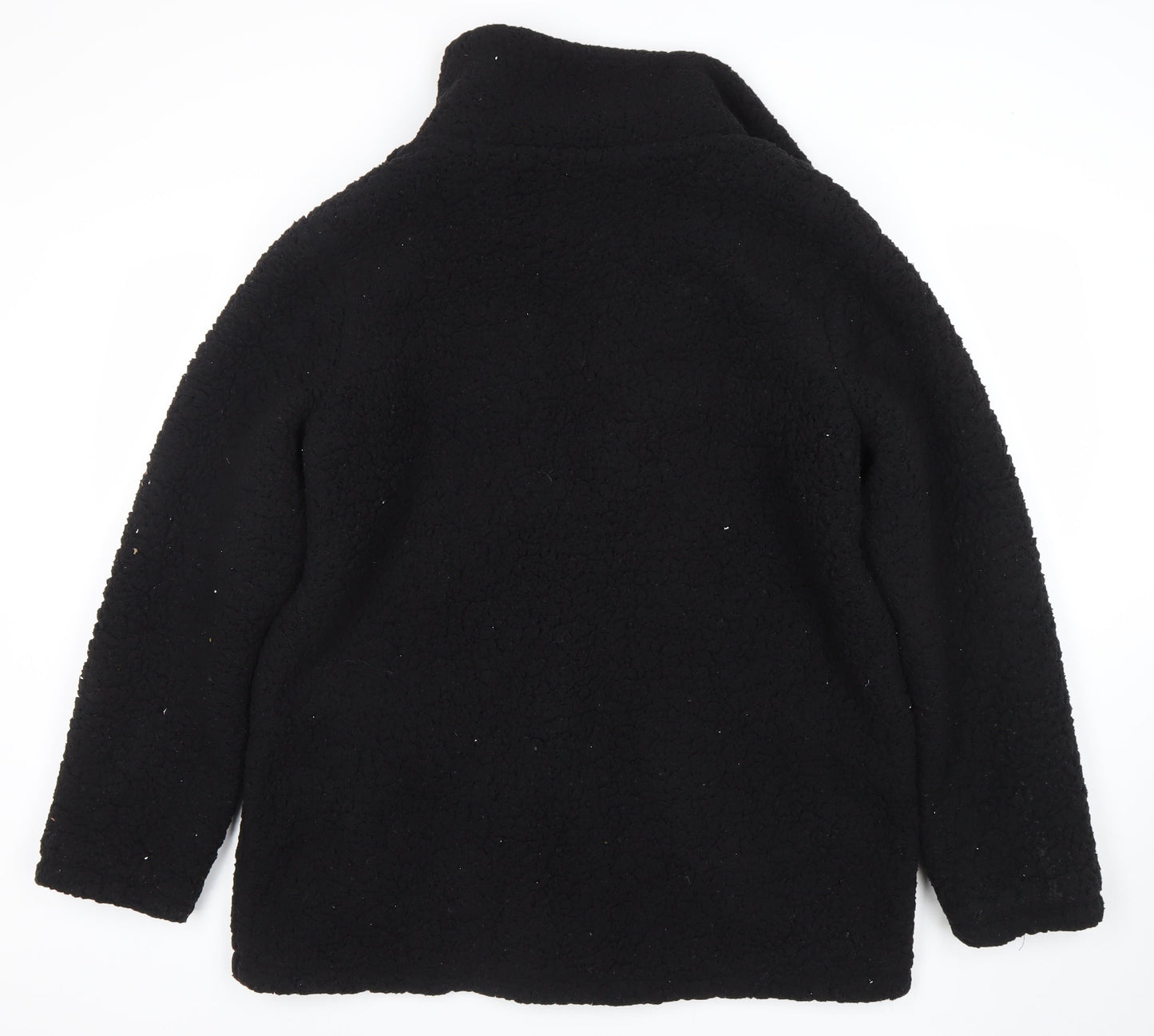 Brave Soul Women’s Black Fleece Lined Mid-Length Coat Size 14