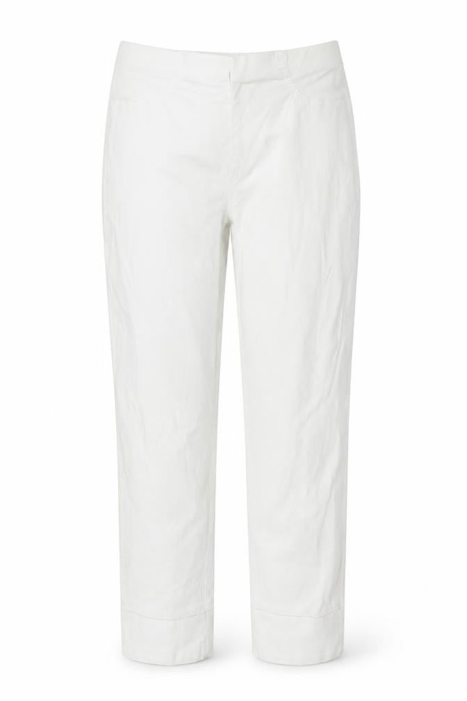 Gallery Womens White Straight Stretch Jeans Size Small