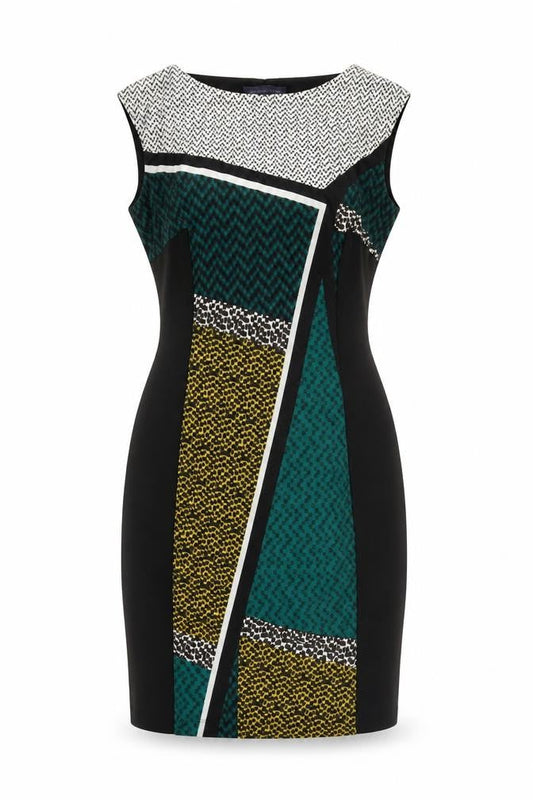 Marks & Spencer Women's Multicoloured Petite Size 10 Sheath Dress