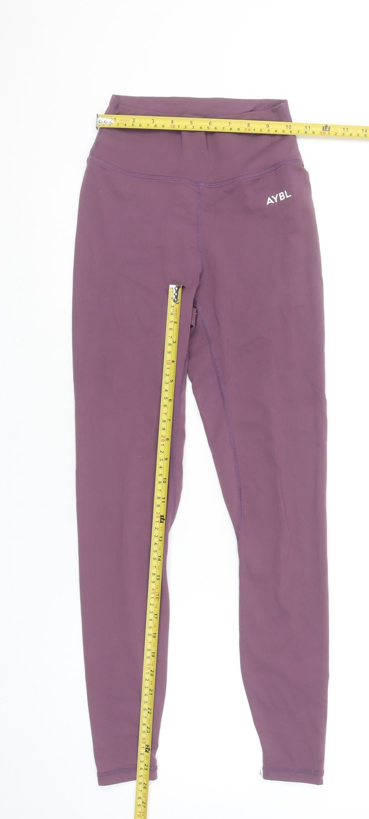 AYBL Womens Purple XS High Waist Seamless Leggings Gym & Training