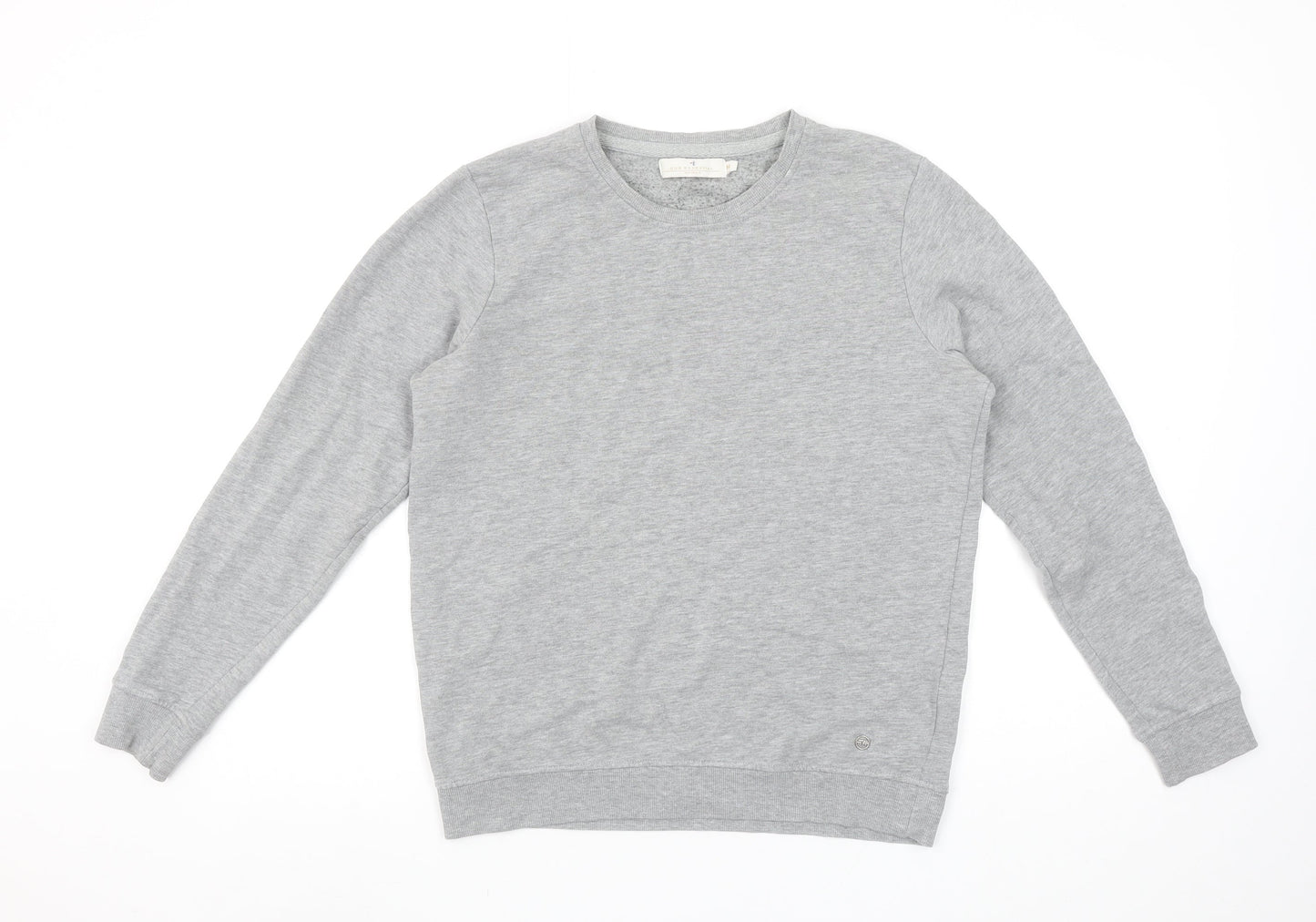 Our Essential Woman Grey Crew Neck Long Sleeve Sweatshirt M