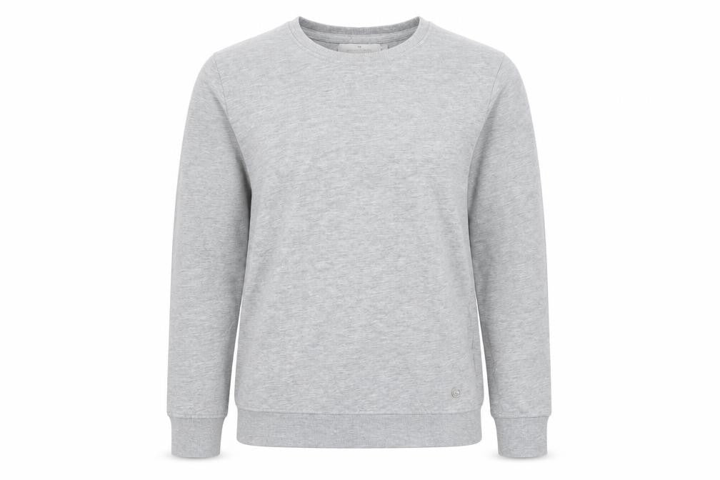 Our Essential Woman Grey Crew Neck Long Sleeve Sweatshirt M