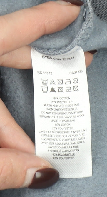 French Connection Men's Grey Crew Neck Sweatshirt Medium