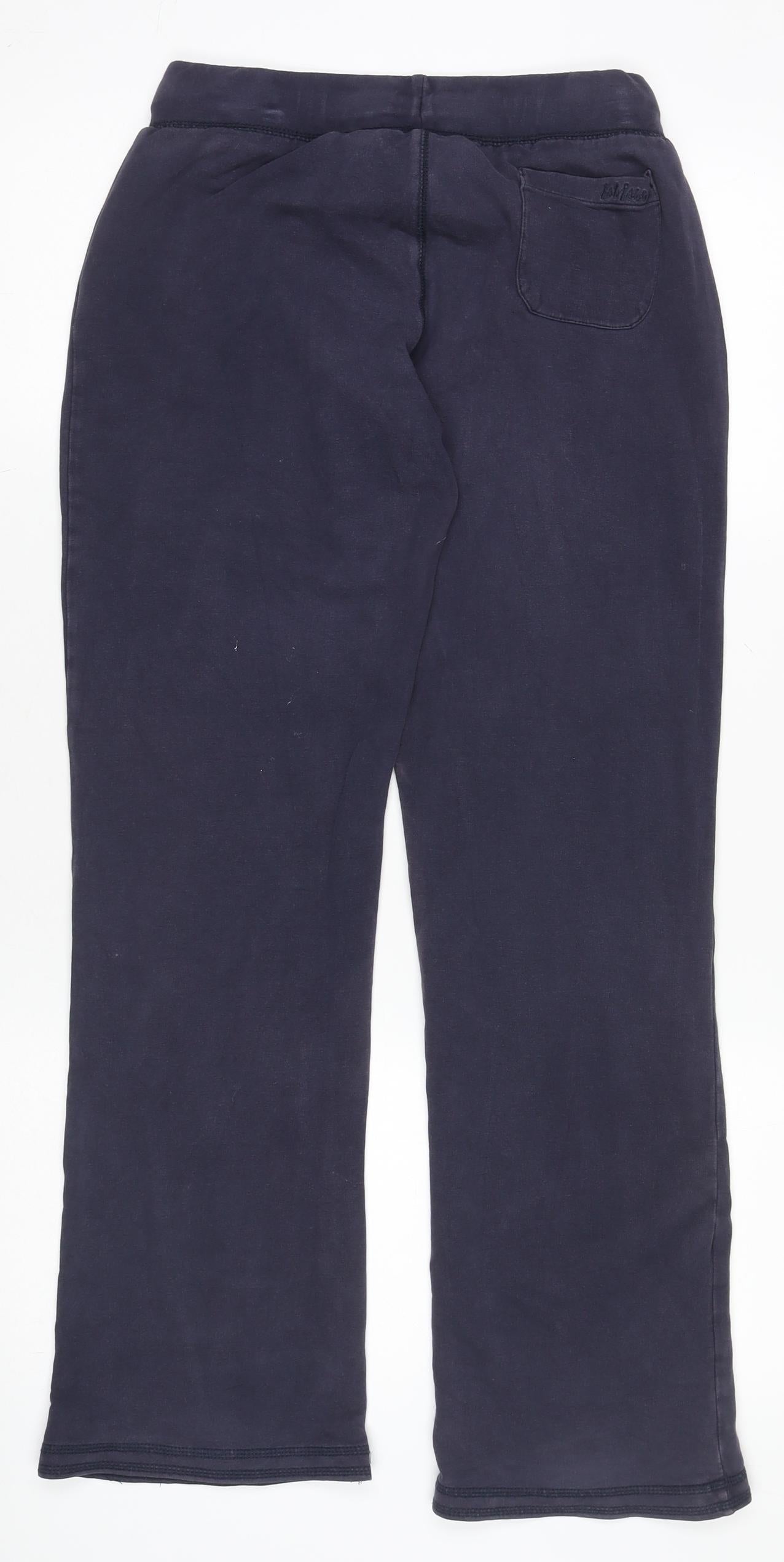 Fat Face Womens Blue Cotton Jogger Trousers Size 8