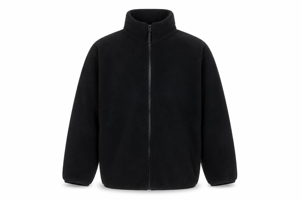 Uniqlo Boys Black XL Fleece Full Zip Basic Jacket