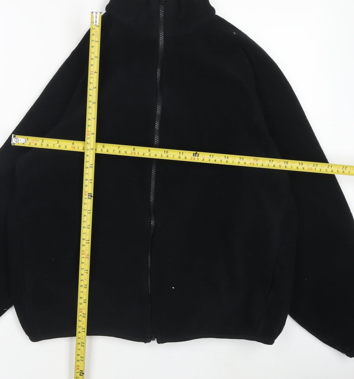 Uniqlo Boys Black XL Fleece Full Zip Basic Jacket