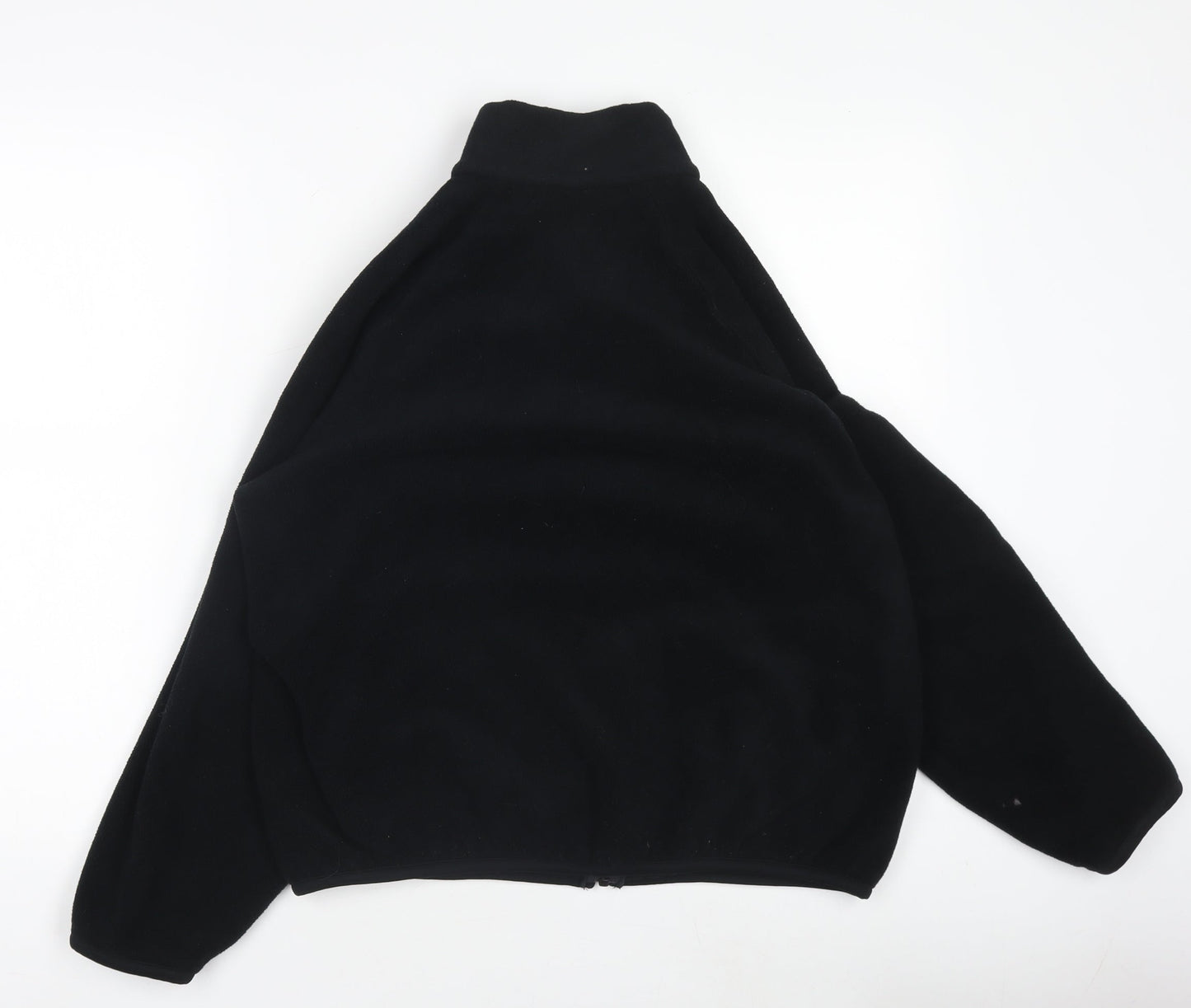 Uniqlo Boys Black XL Fleece Full Zip Basic Jacket