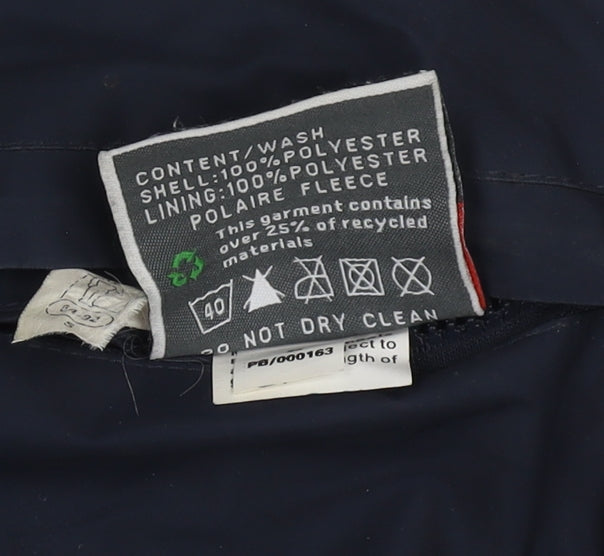 Result Men's Blue Waterproof Hooded Rain Coat Jacket Size S