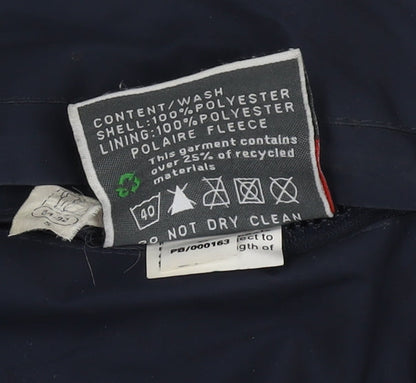 Result Men's Blue Waterproof Hooded Rain Coat Jacket Size S
