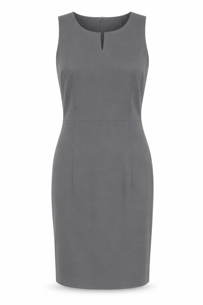 The Vestry Women’s Grey Sleeveless Sheath Work Dress Size 10
