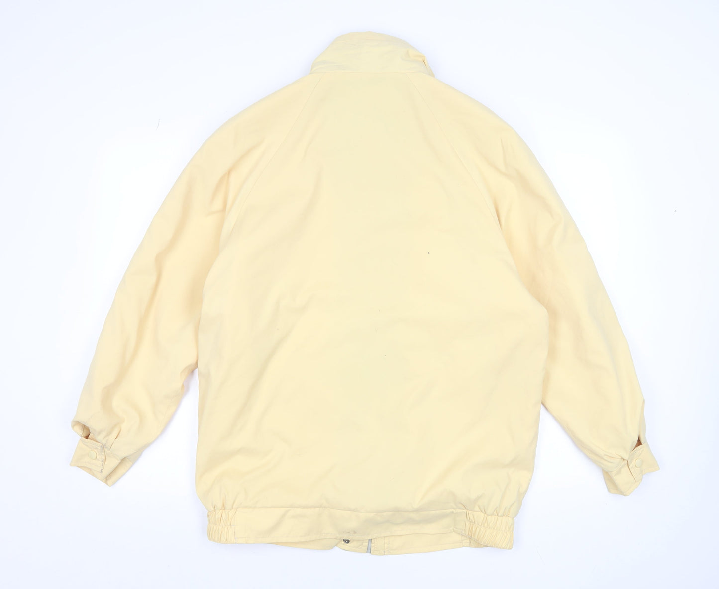 Harvey Women's Yellow Windbreaker Jacket Size 14 Polyester Waterproof