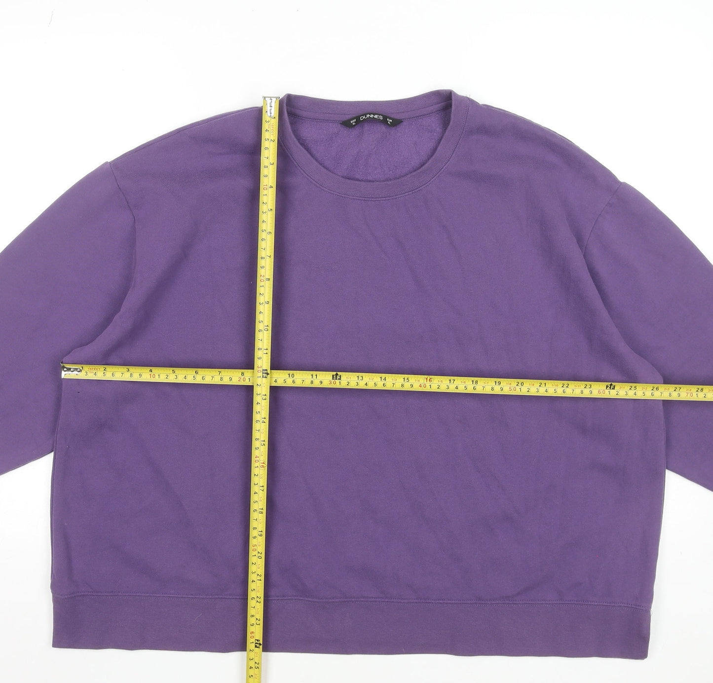 St. Bernard for Dunnes Stores Purple Cotton Blend Women's XL Sweatshirt
