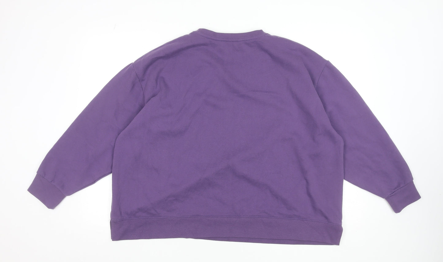 St. Bernard for Dunnes Stores Purple Cotton Blend Women's XL Sweatshirt