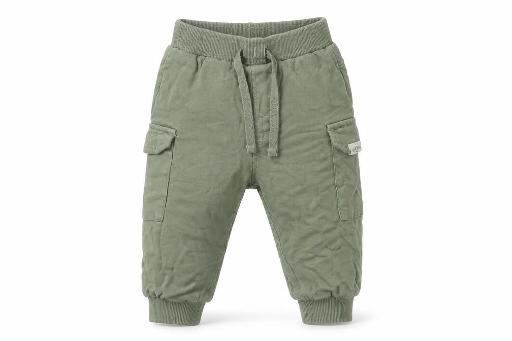 Lee Cooper Unisex Baby Green Cargo Trousers 9-12 Months Cotton