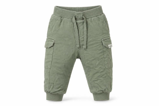 Lee Cooper Unisex Baby Green Cargo Trousers 9-12 Months Cotton