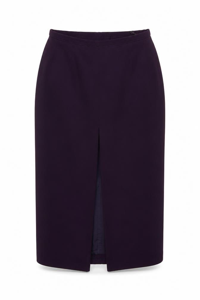 Gerrard Creation Womens Purple Midi Pencil Skirt Size 14