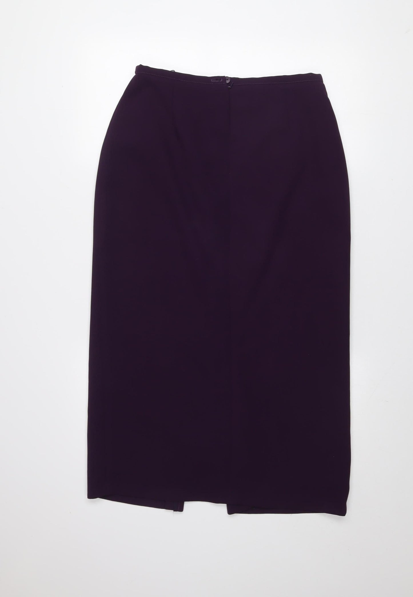 Gerrard Creation Womens Purple Midi Pencil Skirt Size 14
