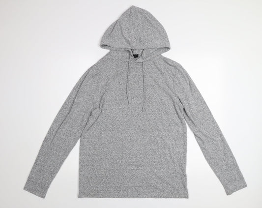 Forever 21 Grey Lightweight Pullover Hoodie Unisex Adults S