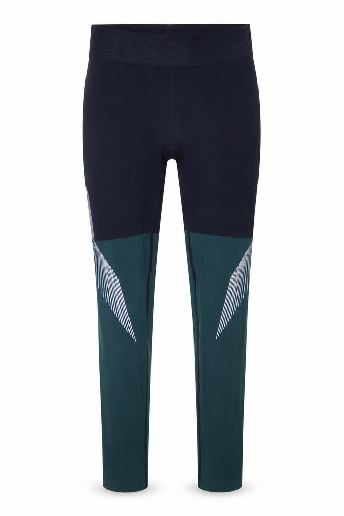 H&M Women’s Blue Colourblock Sports Leggings Size S
