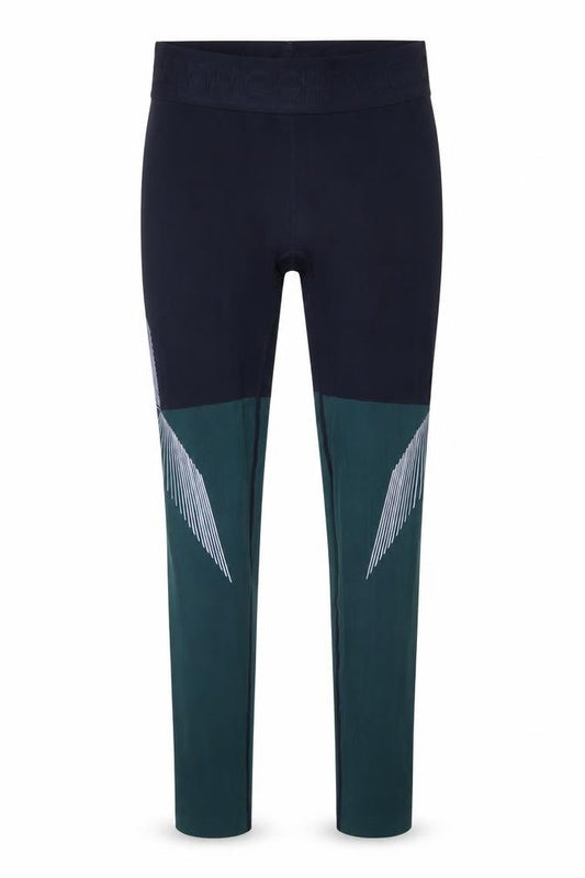 H&M Women’s Blue Colourblock Sports Leggings Size S