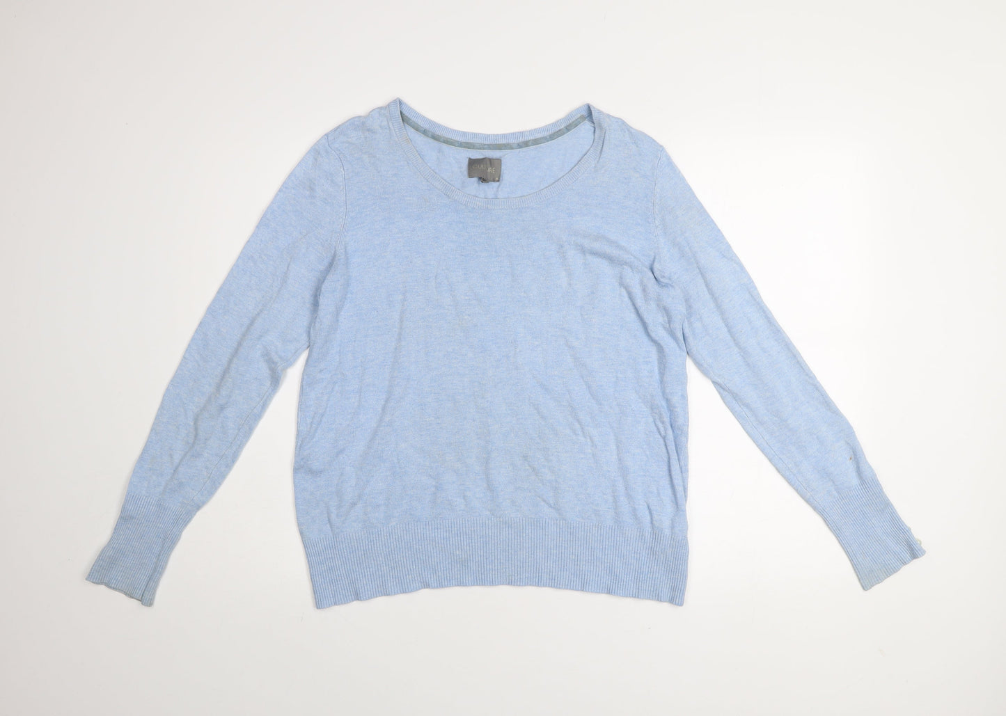 Culture Women’s Light Blue Pullover Jumper L Viscose Blend