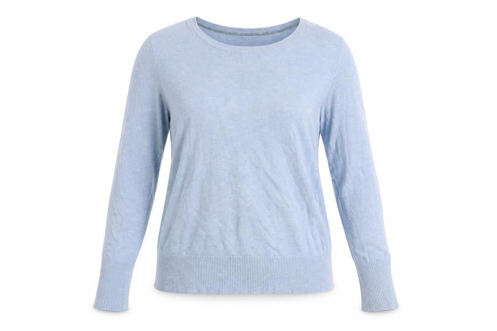 Culture Women’s Light Blue Pullover Jumper L Viscose Blend