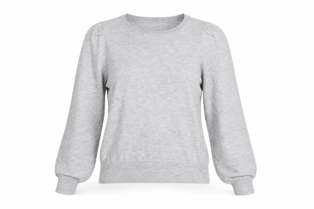 Next Women Grey Small Crew Neck Long Sleeve Pullover Jumper