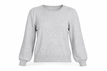 Next Women Grey Small Crew Neck Long Sleeve Pullover Jumper