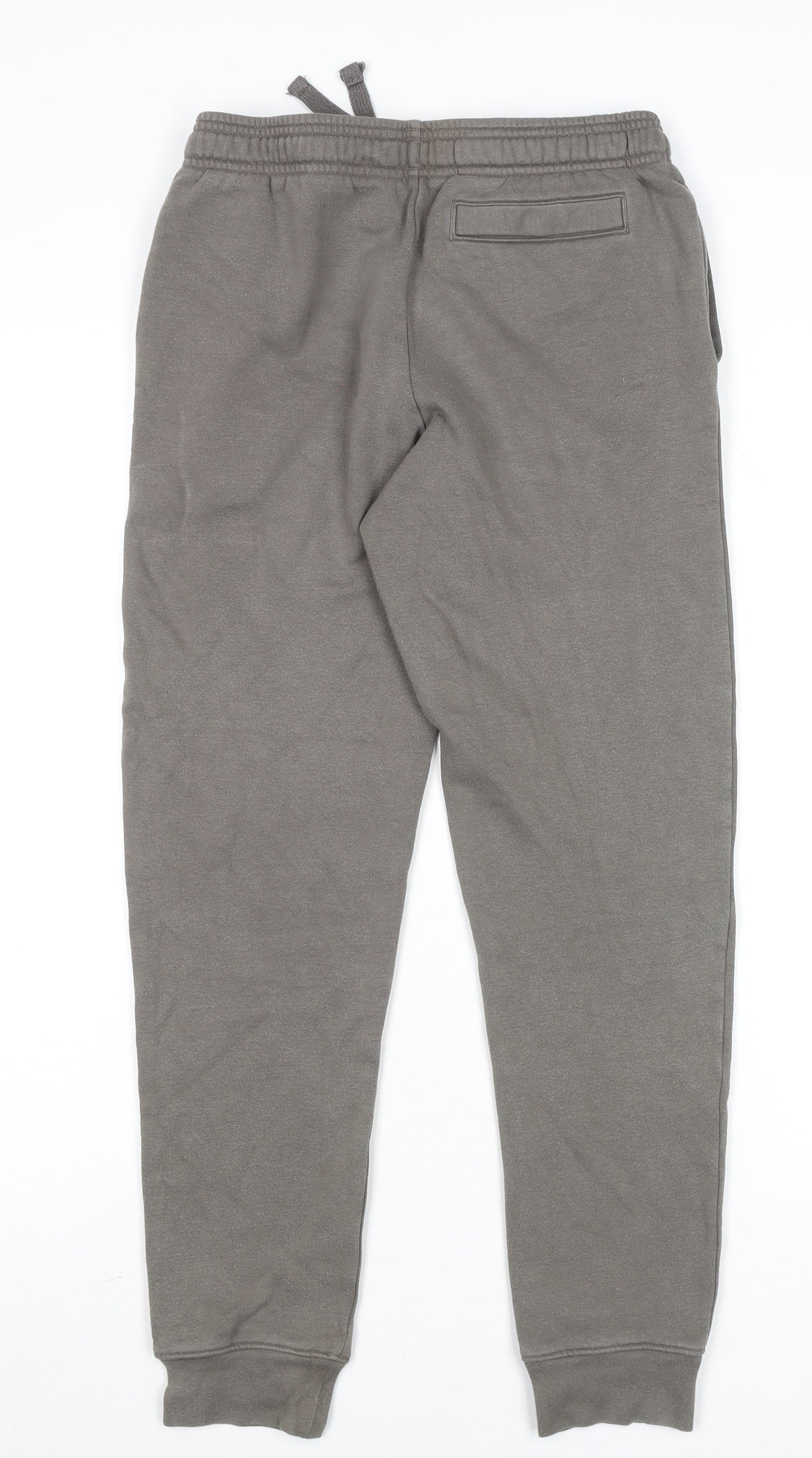 Under Armour Boys Grey L Jogger Sweatpants Cotton Blend Activewear