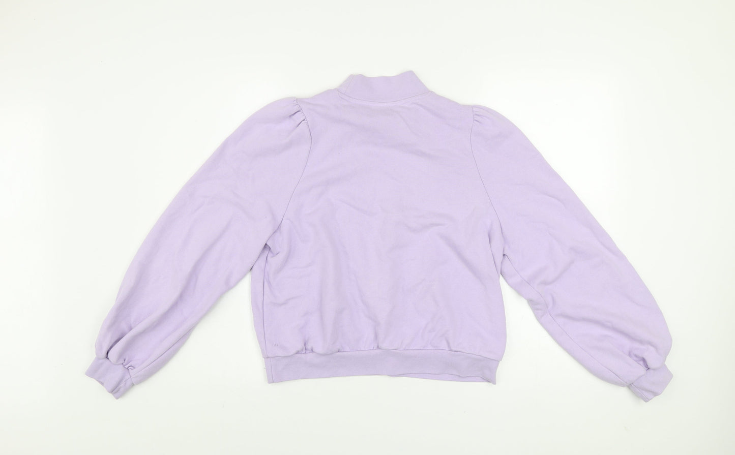 Monki Women's Purple Mock Neck Pullover Sweatshirt Size S
