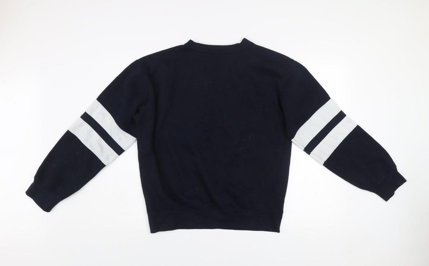 New York Popular Women's Navy Blue Pullover Sweatshirt Size L