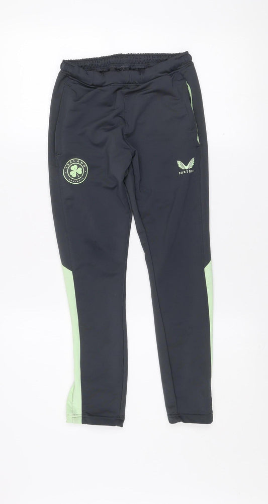 Castore Boys Black 146 Track Pants Football Training Trousers