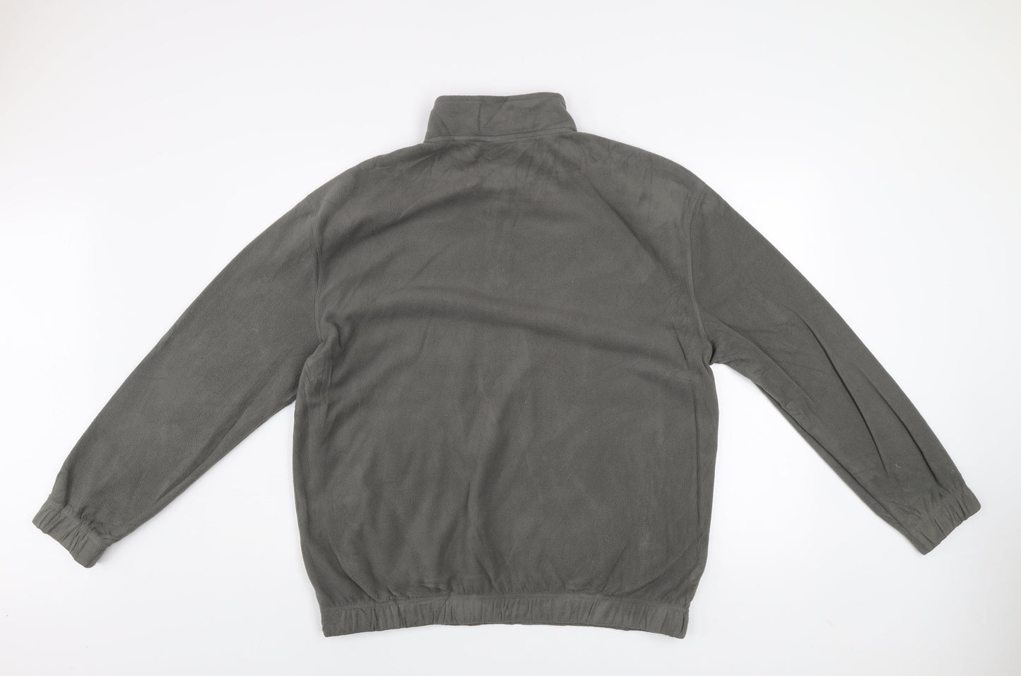 MP Men’s Grey Fleece 1/4 Zip Pullover Sweatshirt Size M