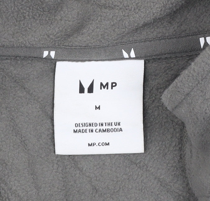 MP Men’s Grey Fleece 1/4 Zip Pullover Sweatshirt Size M