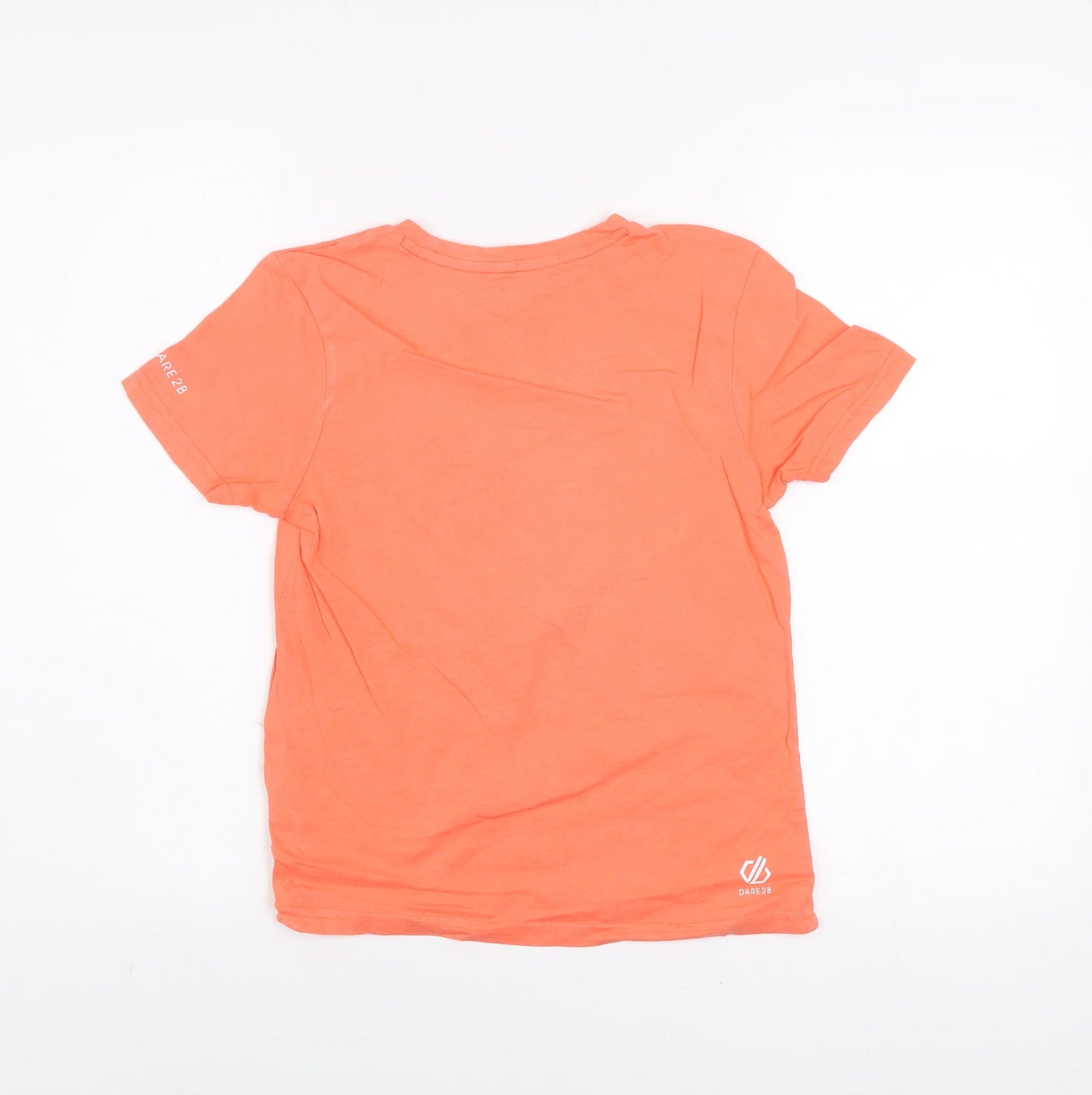Dare 2B Girls Orange 9-10 Years Graphic Panda Cotton T-Shirt