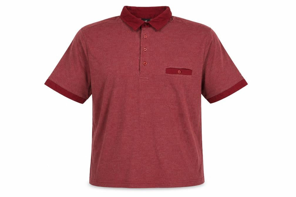 Pegasus Men’s Red Cotton Short Sleeve Polo Shirt Size M