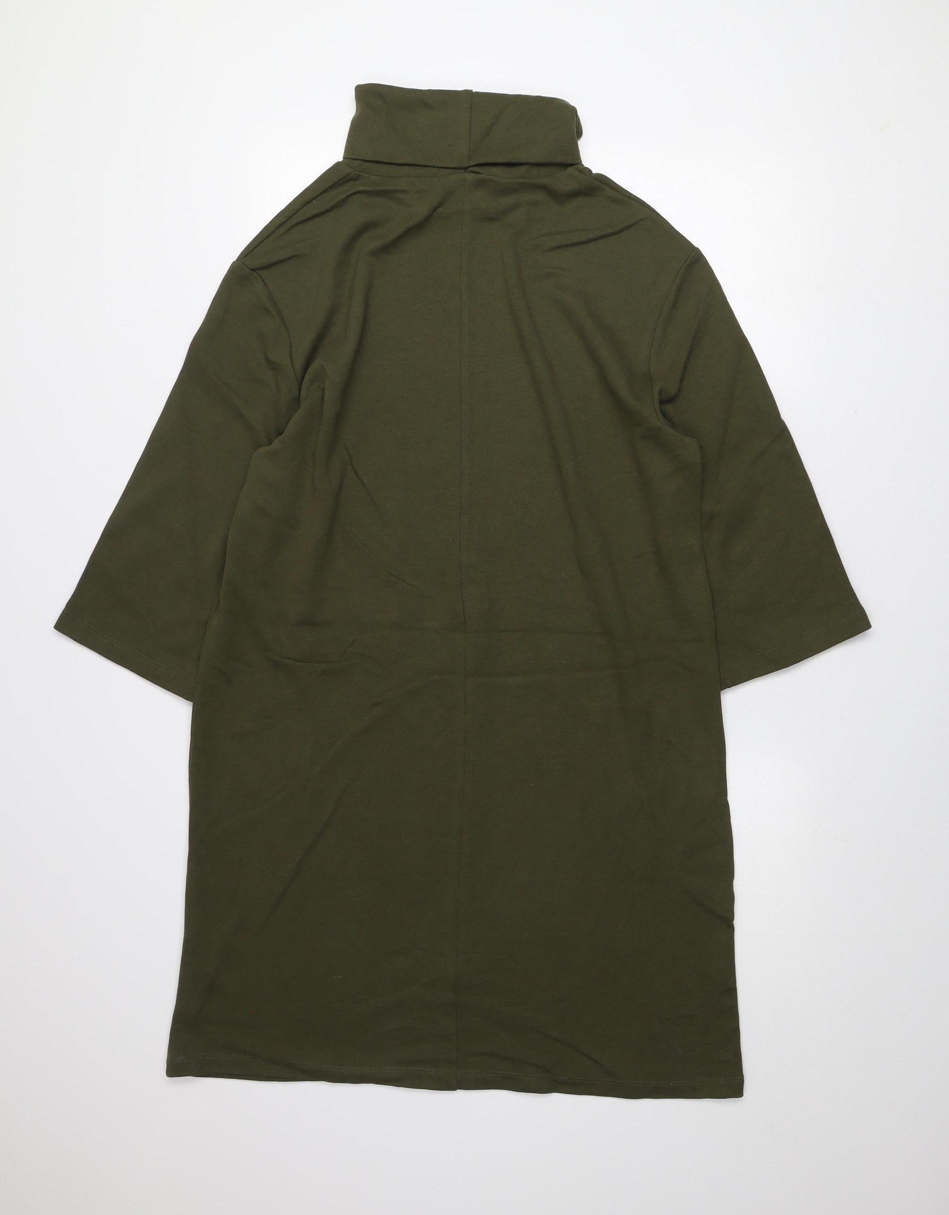 zara green t shirt dress Zara army green t shirt dress