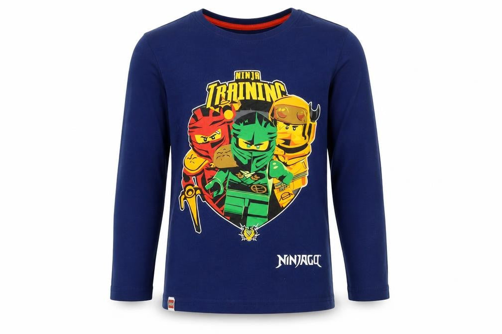 LEGO Ninjago Boys Blue Long Sleeve T-Shirt 6-7 Years Graphic Top