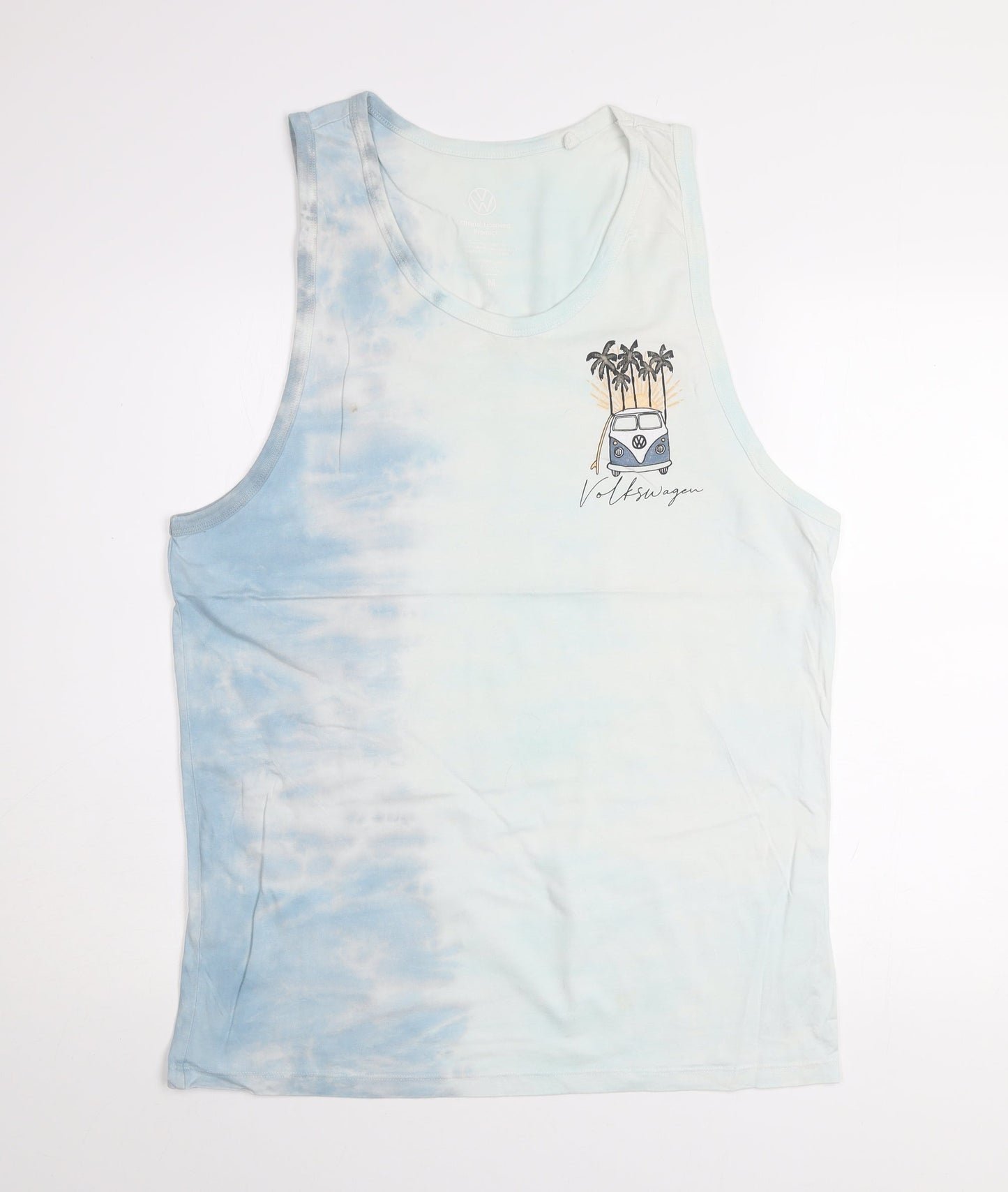 Next Men’s Blue Tie-Dye Volkswagen Sleeveless Top M